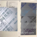 Tissu de réflexion en argent de polyester obl20-962 avec impression d&#39;aluminium